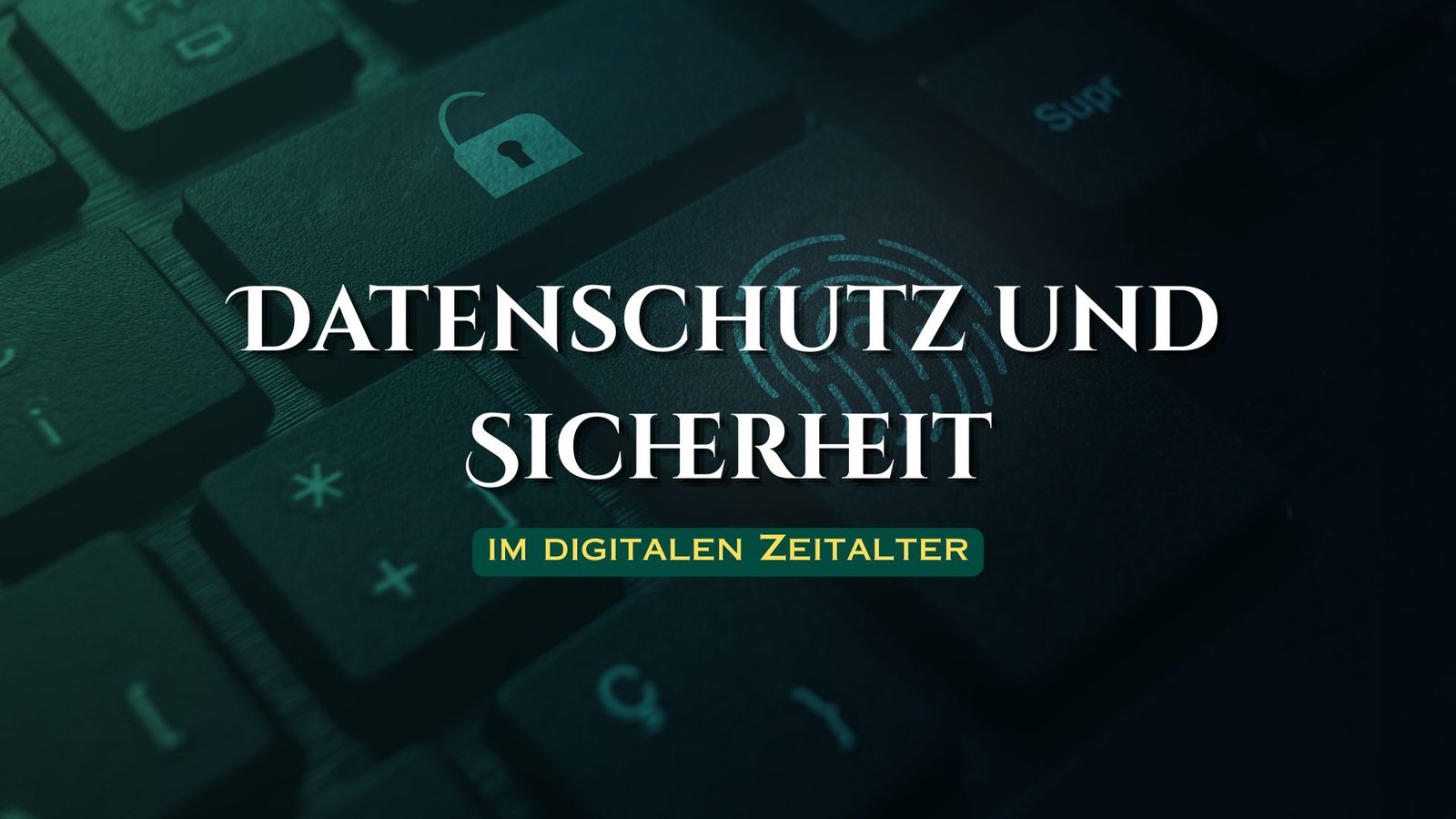 Datenschutz und Sicherheit